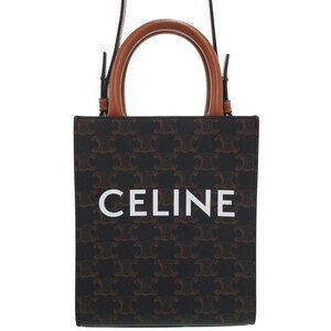 Celine Triomphe Canvas Vertical Cabas Bag